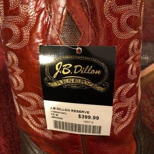 JB Dillon Lizard Skin Boots
